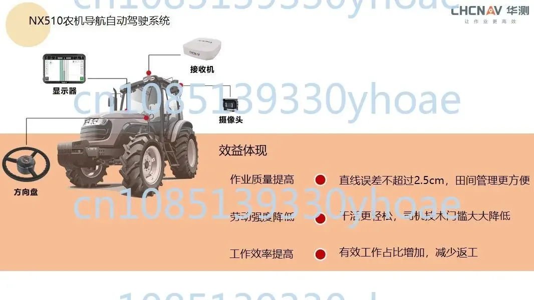 Automatic driving system Original tractor Rice transplanter Lazy