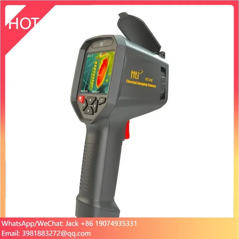 

Infrared Thermal Imager HT-H8 Industrial PCB Circuit Heating Pipe Detection 384*288 Pixels WIFI Infrared Thermal Camera