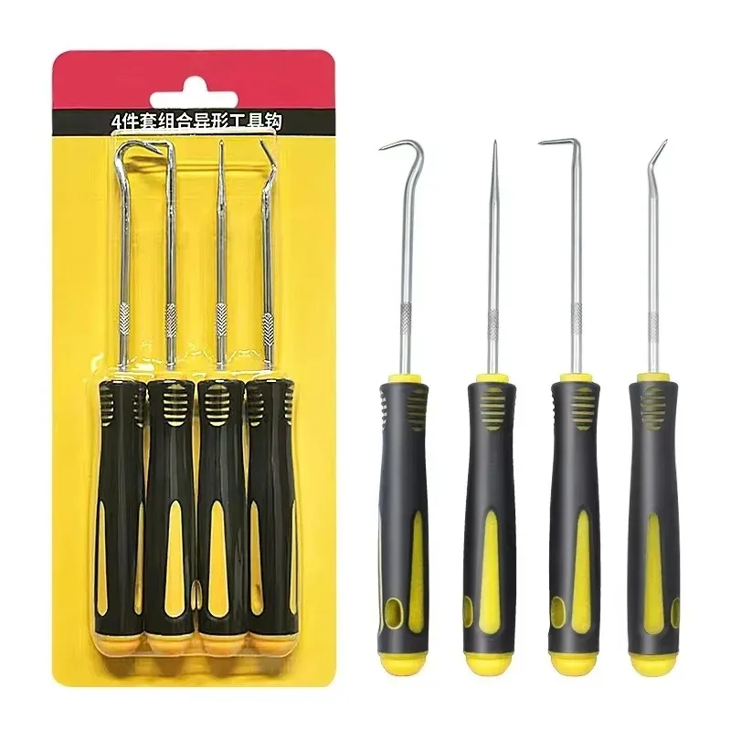 

Tiy 4 шт. для гаражей General-Plumbers Механика Мастерская Инструменты для ремонта автомобилей Отвертки с сальником Автомобильные крючки для захвата автомобиля