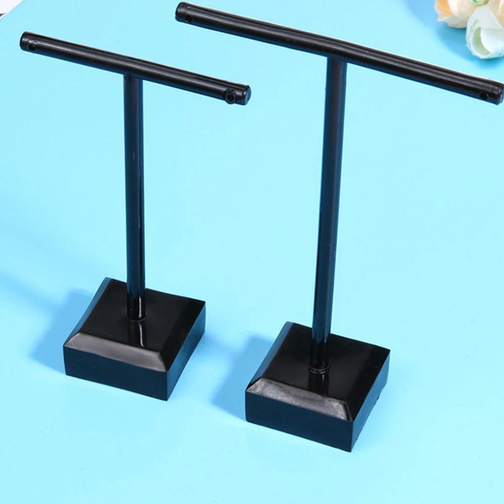 

4Pcs Earring St Earrings Rack ganizer Acrylic Black Dangle Storage Holder Strong Structure Jewelry ganizer Counter Top Rack