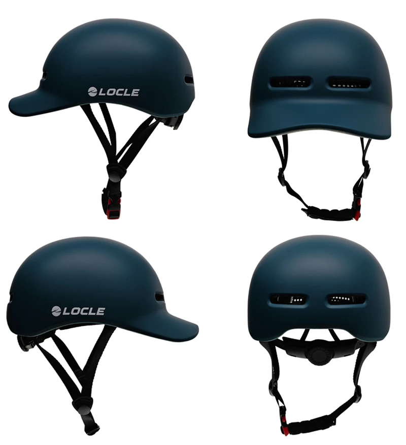 LOCLE Ultraleichter Fahrradhelm im Kappenstil mit Sonnenblende für Herren und Damen, In-Mold-Mountainbike-MTB-Fahrradhelm – Detail 6