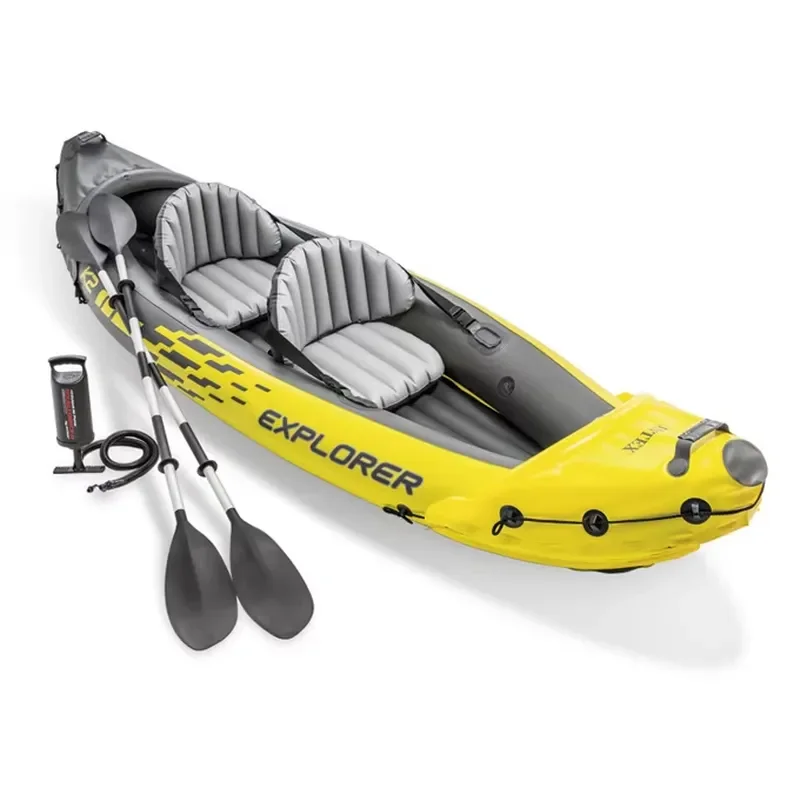 68307 Intex K2 Kayak 2 Person for Lakes & Rivers Kayak Fishing Inflatable Canoe/kayak