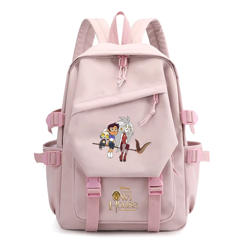 

MINISO The Owl House Рюкзаки для девочек Подростковый рюкзак для ноутбука с зарядкой через USB Женский и мужской рюкзак Дорожная сумка Mochila
