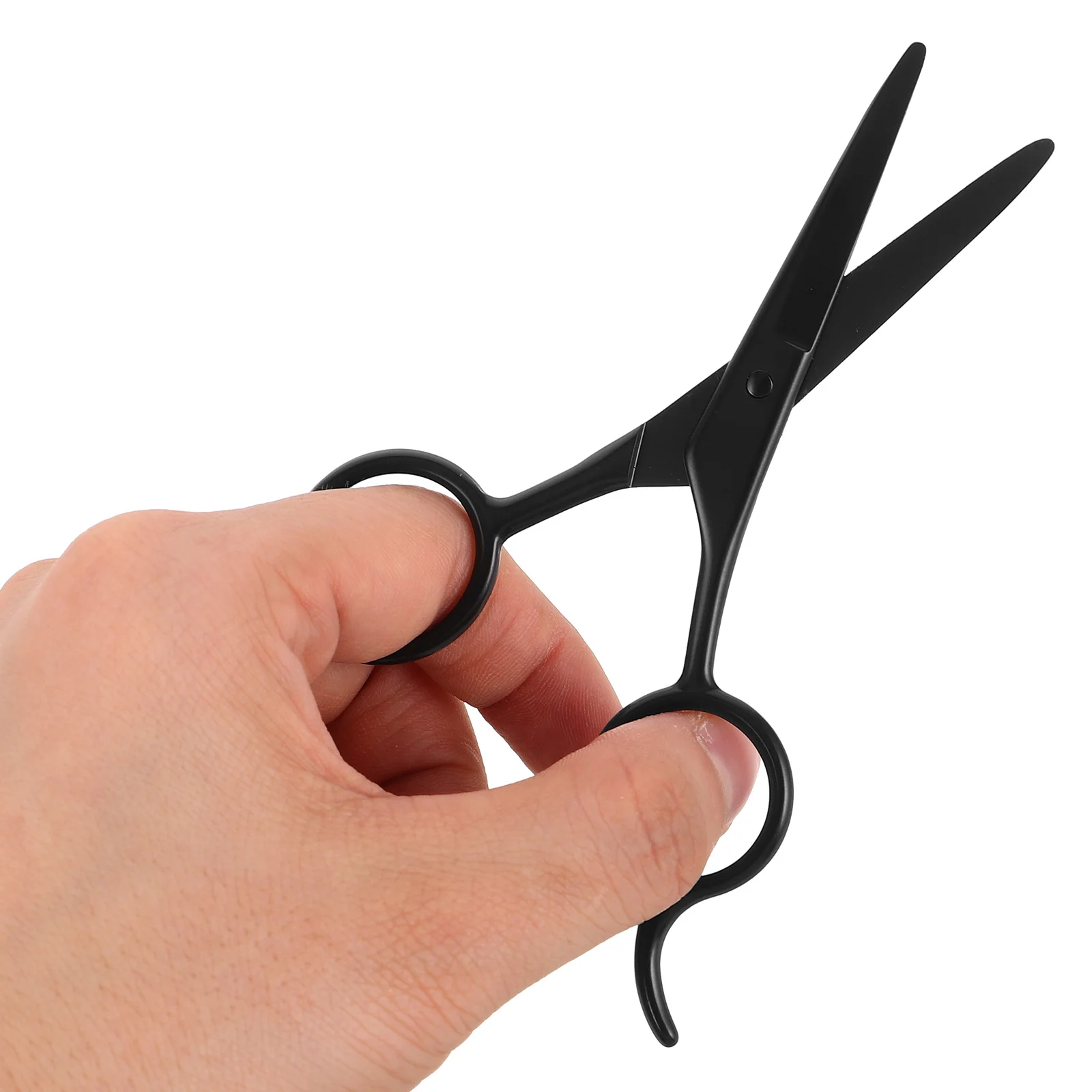 

2Pcs Stainless Steel Beard Trimming Scissors Black Sharp Small Facial Hair Scissors Eyebrow Mustache Grooming Set