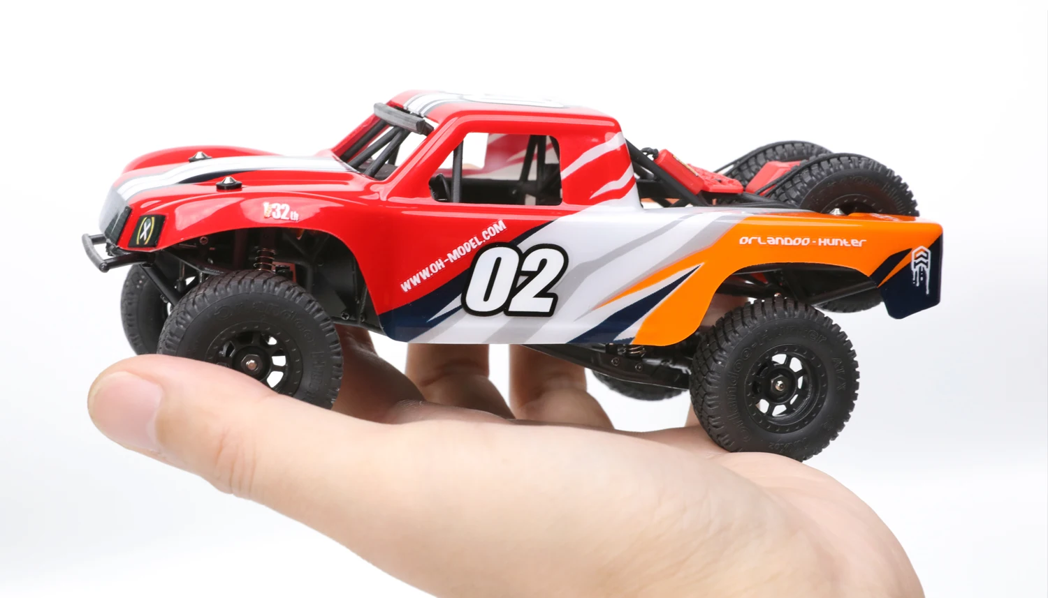Orlando Hunter OH32X02 組み立て途中品 Orlandoo Hunter OH32X02 KIT RC Trophy Truck 4x2 1/32 - AliExpress 26