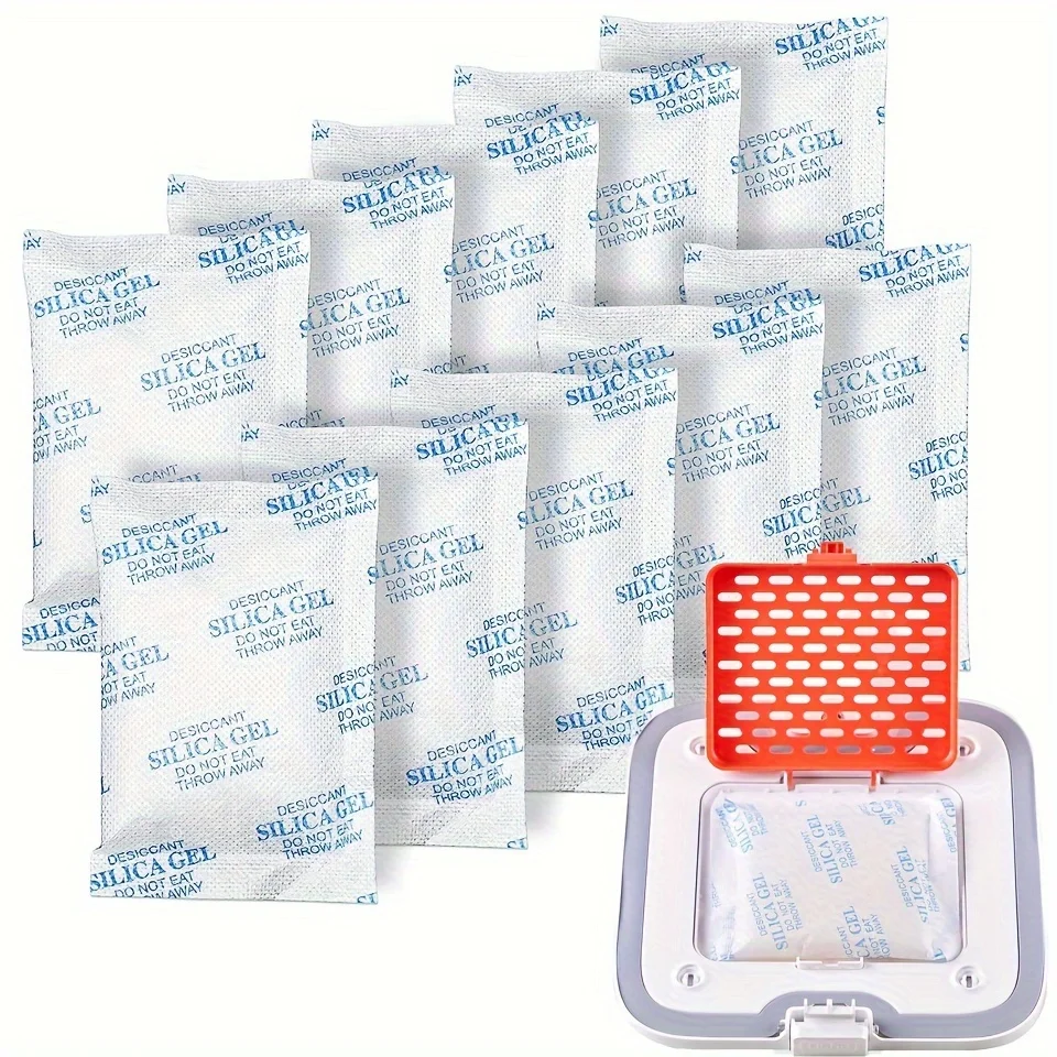 

12 Packs Food Safe Dessicant Replaced Desiccant 20 Gram for All Smart Petkit Cat Dog Feeders, Silica Gel Desiccant for Storage