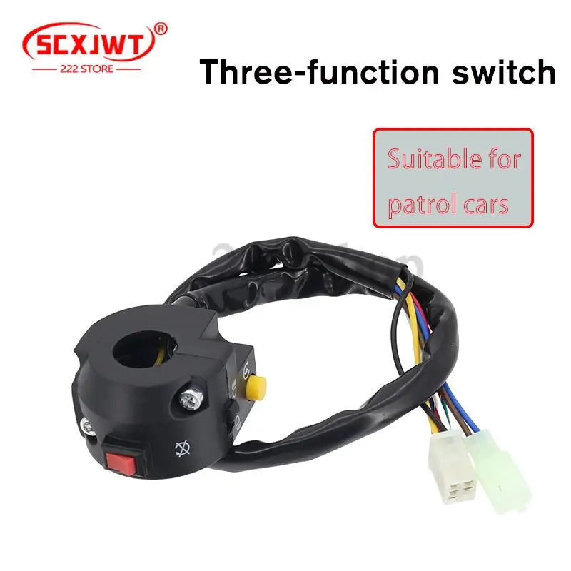 Direct Installation Beach buggy three function switch yellow start High quality and durable three function switch