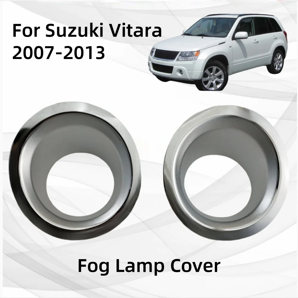 

ABS Chrome Fog Lamp Covers Exterior Molding Trim Car Styling Cover For Suzuki Vitara 2007 2008 2009 2010 2013 Car Accessories