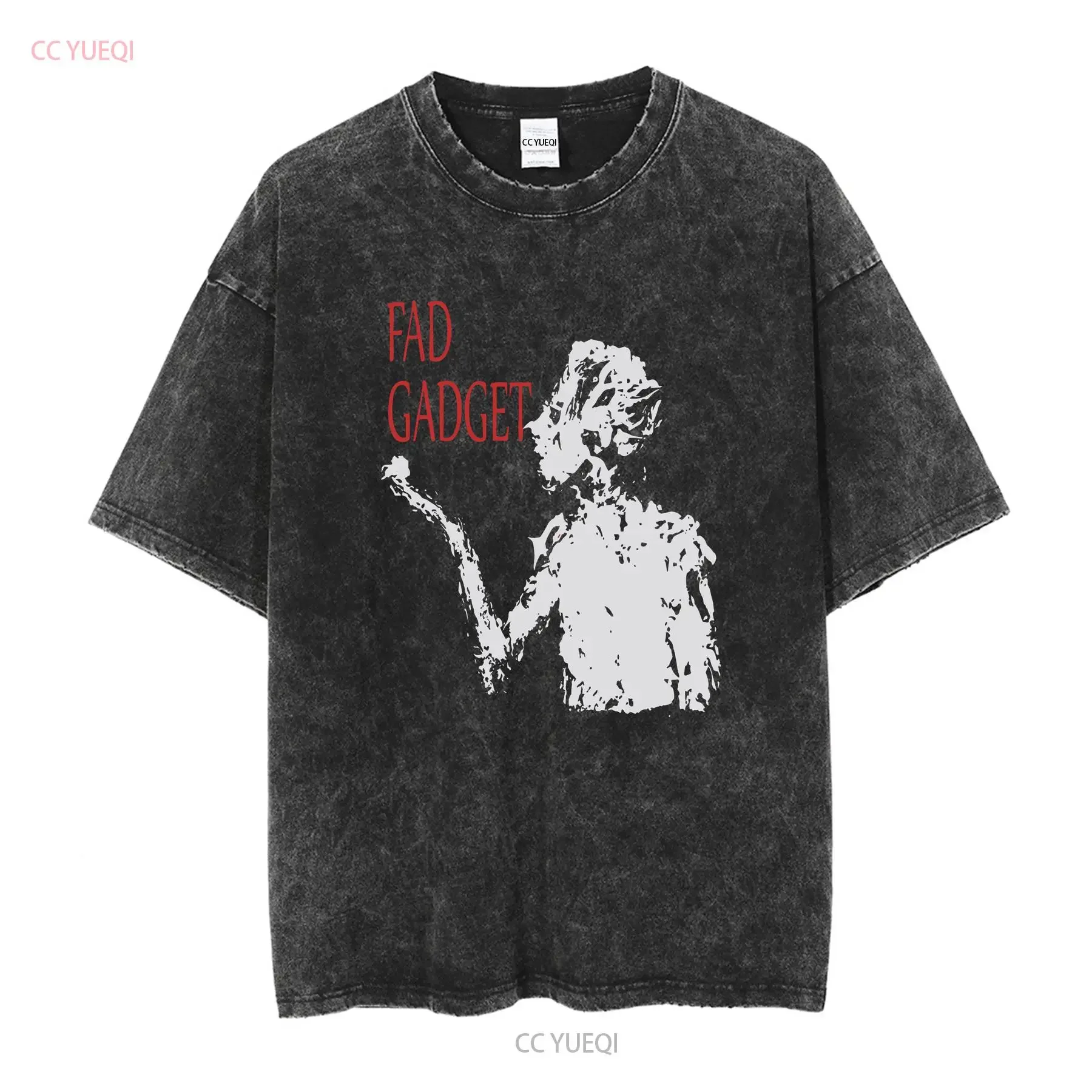 Fad Gadget limited edition original design tribute T Shirt long or short sleeves vintage Washed Soft Casual homme Stylish