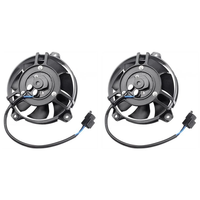 2X For Pulsar Ns 200 As 200 Rs 200 Dominar 400 Dominar 250 Bajaj For KTM Duke 200 7 Blade Fan Radiator Cooling Fan