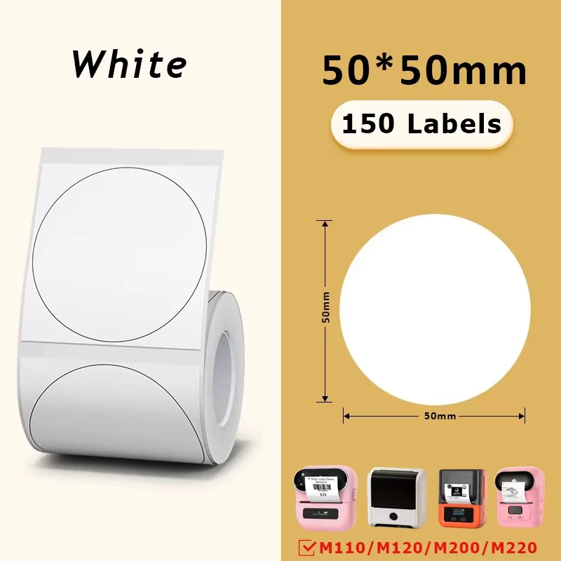 �y�Z�[�����z�z���C�g���E���h���x�� 50x50mm/150 �M�S�����x�����[���Aphomemo M110/M200/M120/M220 ���x�����[�J�[�ɓK���Ă��܂�