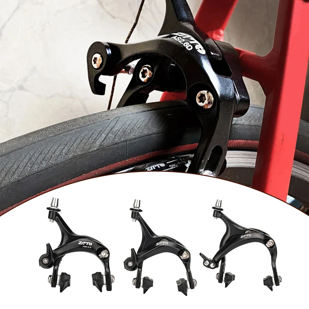 

1pair Bicycle Clamp Bicycle Calipers Front Rear Brake Calipers C Brake Road Calipers Aluminum Alloy Black Bike Accessories