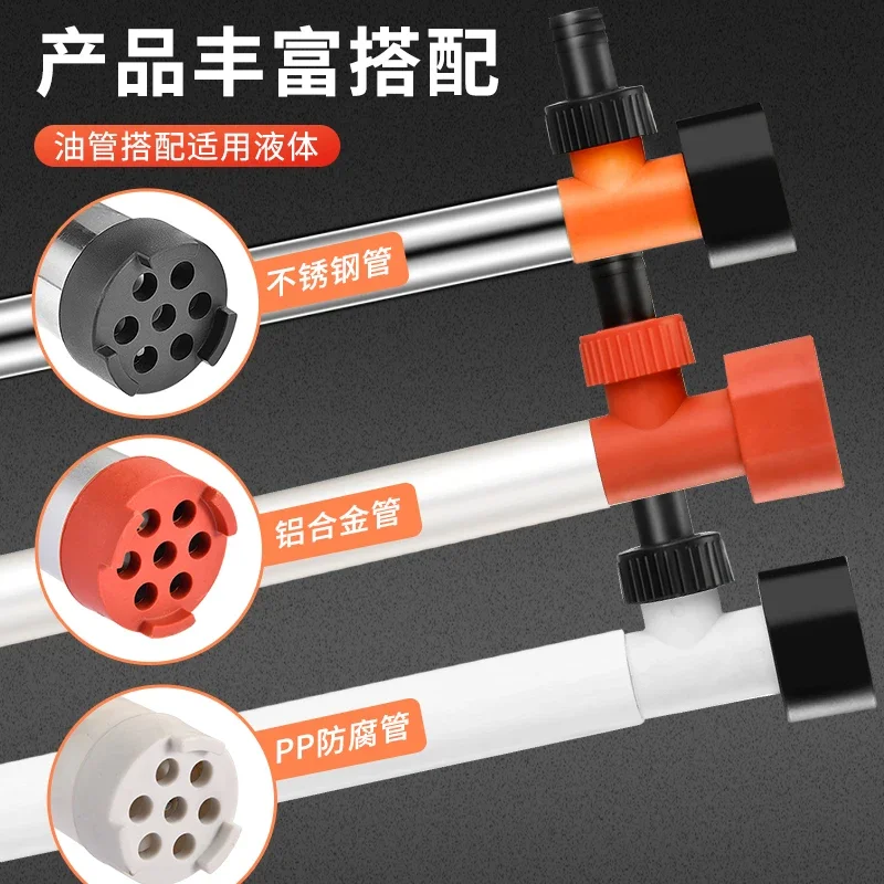 Portable high-power electric barrel oil pump 220V
