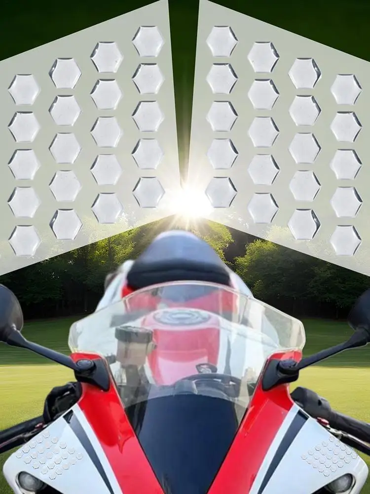 AliExpress NONE Motorcycle Collision Protection Stickers 2 Pcs 3D Protective Decals Waterproof Pad Vehicle Decor for Bicycle Bike Car Truck RVs
