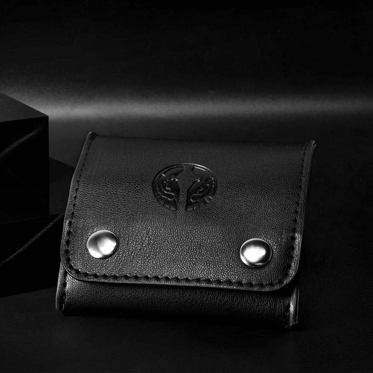 Angelears 가죽 이어폰 가방 보호 케이스, 유니버설 이어버드, 헤드셋 액세서리, 심연용 이어버드 보관 헤드폰 가방