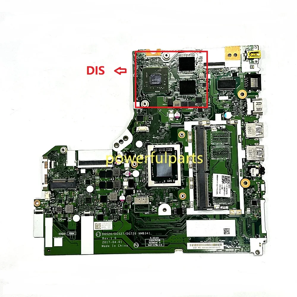 

For Lenovo IdeaPad 320-15ABR Motherboard DG526 NMB341 5B20P11115 5B20P11116 A10 CPU On-Board Working Good