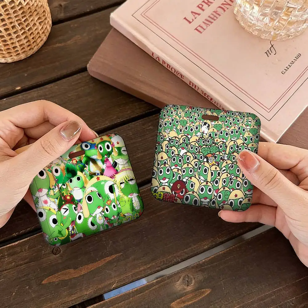 

Cartoon Funny Keroro Gunsou Badge Holder PVC Material ID Card Case For Work Nurse Key & Wallet