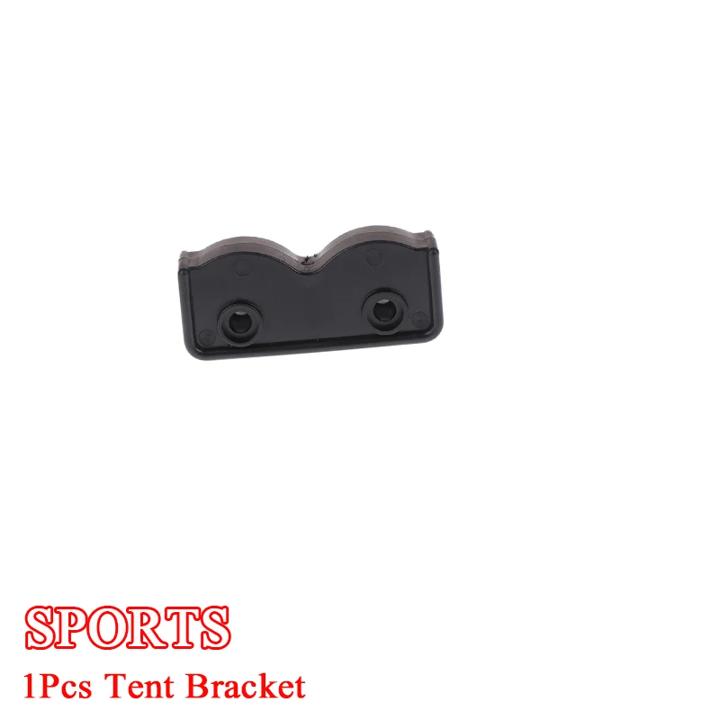 1Pc Tent Replacement Connector Gazebo Awning Tent Connector Black Plastic Rectangular Bracket Tent Outdoor Camping Accessories