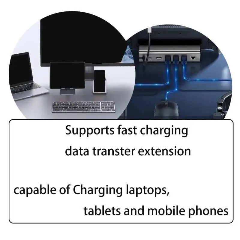 

652F USB C Adapter Type C Coupler Supports 60W Fast Charging and Data Sync Head