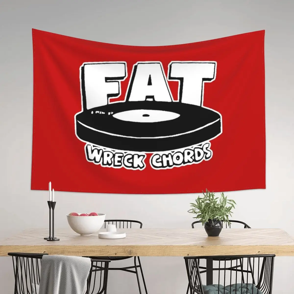 

FAT WRECK CHORDS Tapestry Room Decoration Korean Style Decoration Room Aesthetic Decoration Carpet On The Wall Tapestry