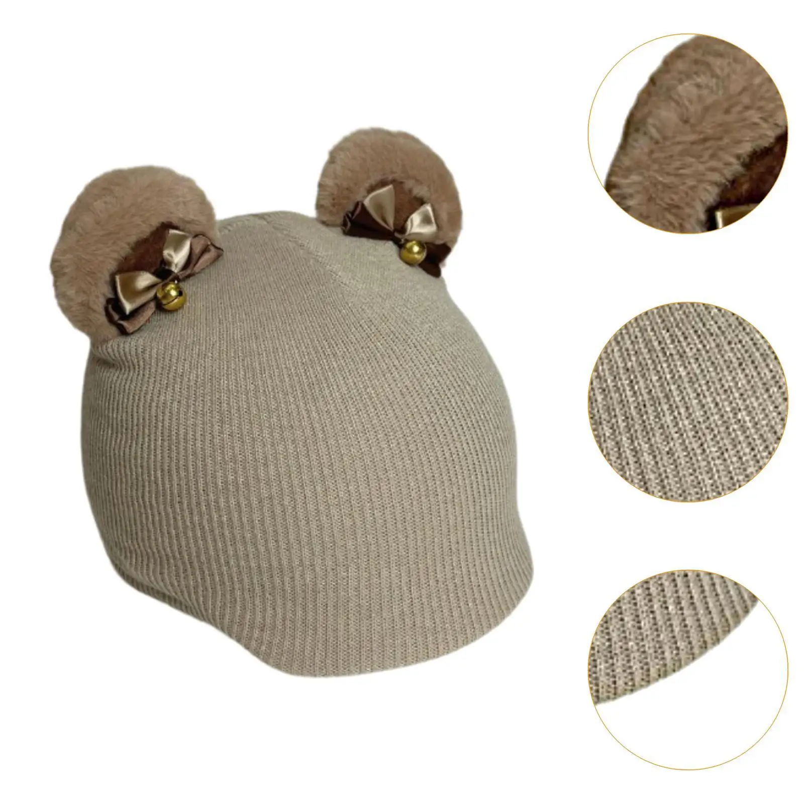 Juste de casque de ski créative avec oreilles d'ours, accessoires polyvalents, casquette de snowboard, décor de casque de ski