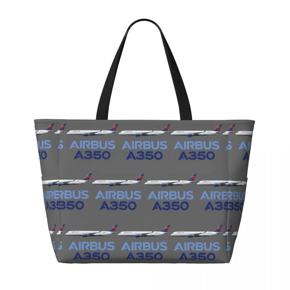 New Airbus Beluga A350 (2) Beach Tote Bag Sport Gym Yoga Duffle Large Tote Bag Women Travel Bag Fitness bag