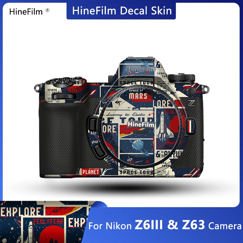 

Hinefilm Skin for Nikon Z6 III Camera Skin Z6III Sticker NikonZ6III Camera Protective Cover Film Z63 skin Wrap Sticker