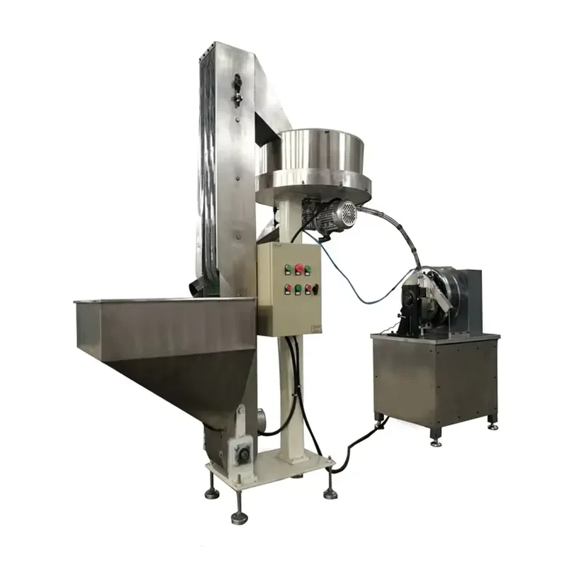 Aluminum Screw Cap Machine Aluminum Bottle Cap Making Machine Cap Production Line for Beverage Packaging Industry Automatic