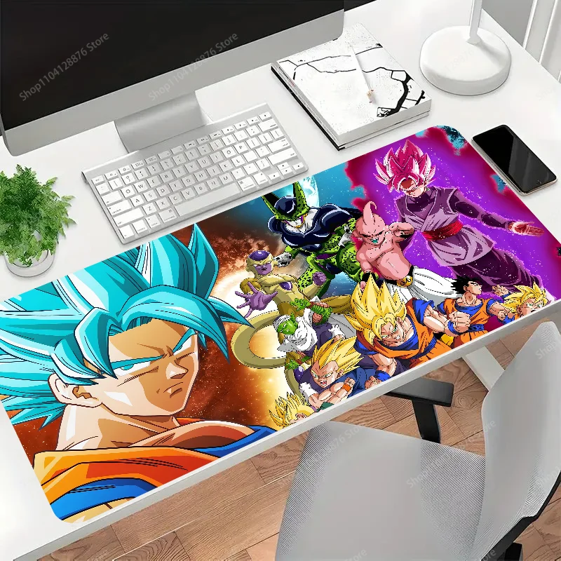 1PC hot blood anime Dragons Ball's Non-slip Mouse Pad Suitable For Office Computers Laptops E-sports Game Desk Mats XXL Keyboard