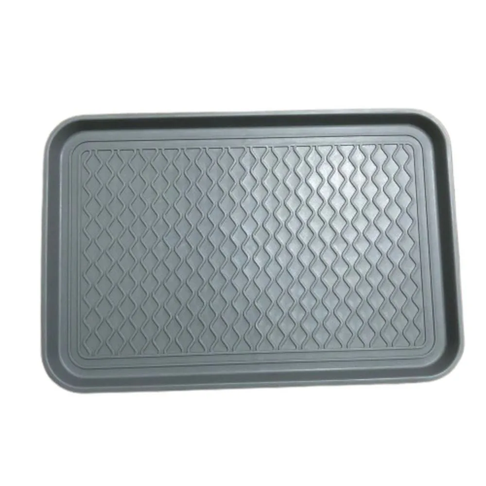 

Легко чистящийся коврик для подноса для ботинок 2IN1, водонепроницаемый прочный коврик для подноса для растений, многоцелевой противоскользящий коврик для сушки обуви для собак