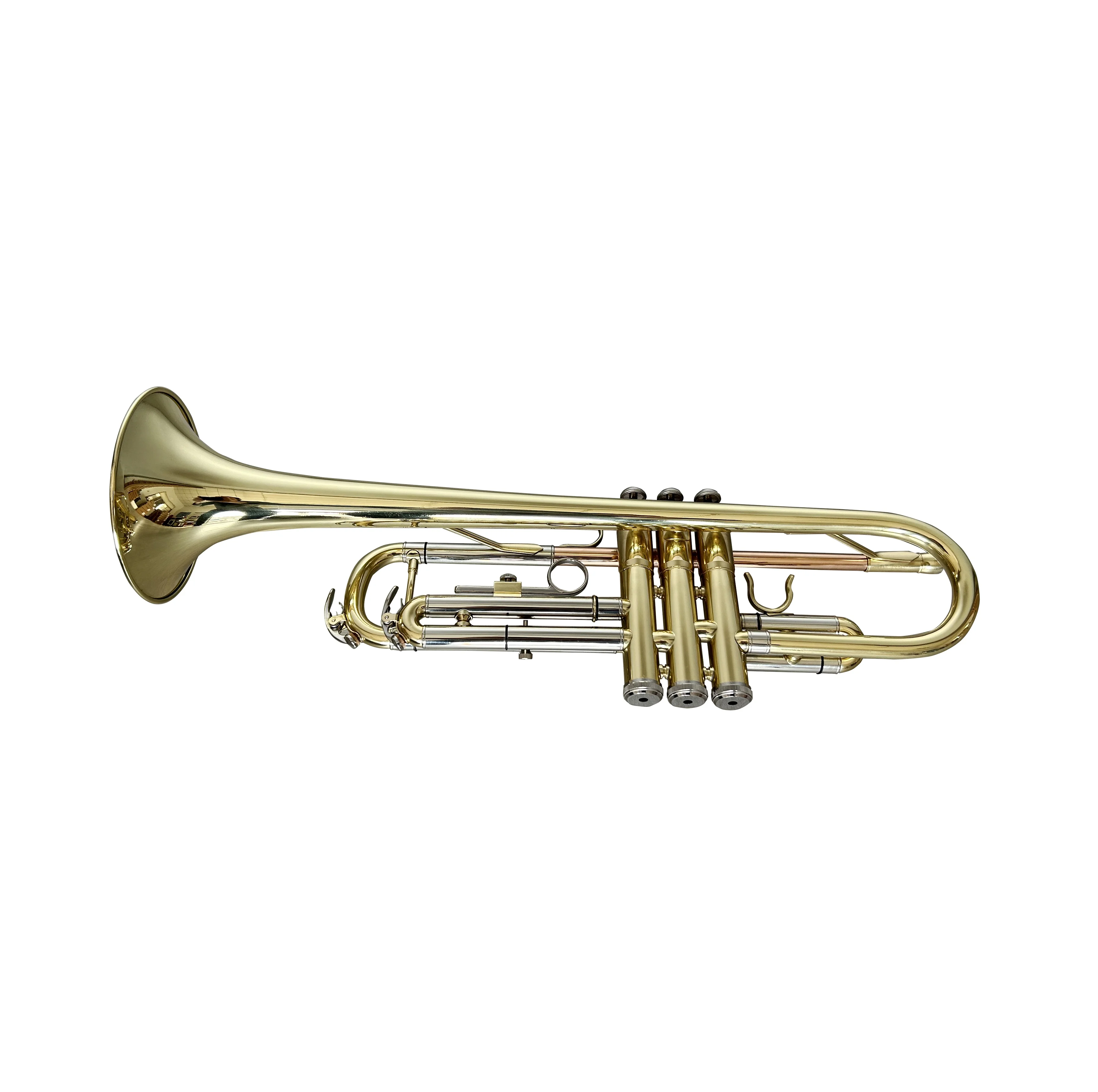 OEM Phosphorus Leadpipe Cupronickel Tuning Pipe JYTR405 Trumpet With BB Tone And Brass Instrument Customized