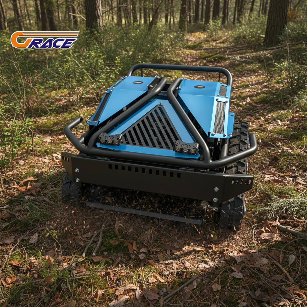 

Hot Sale Remote Control Lawn Mower High Power Electric Cordless Foldable Easy Storage Home Use Small Garden Grass Trimmer Mower