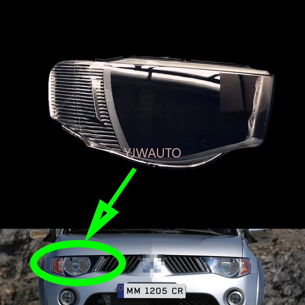 

For Mitsubishi L200 Triton 2005 2006 2007 2008 2009 2010 2011 2012 2013 2014 Headlamp Lens Car Headlight Cover Lens Auto Shell