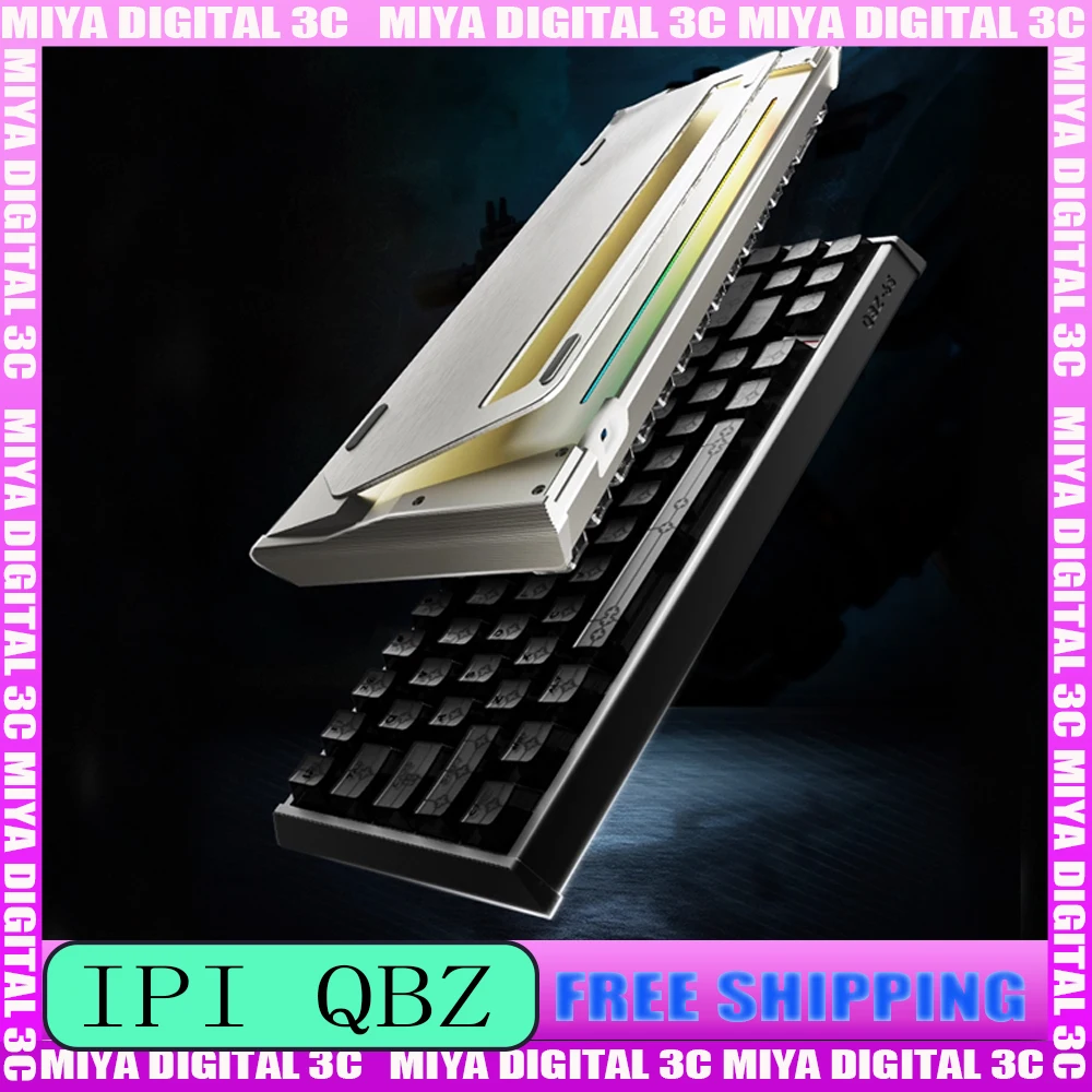 

IPI QBZ Магнитная клавиатура Проводная алюминиевая двойная 8k RT0,01 мм 0,125 мс Механическая клавиатура для киберспорта для FPS SOCD Предпродажа