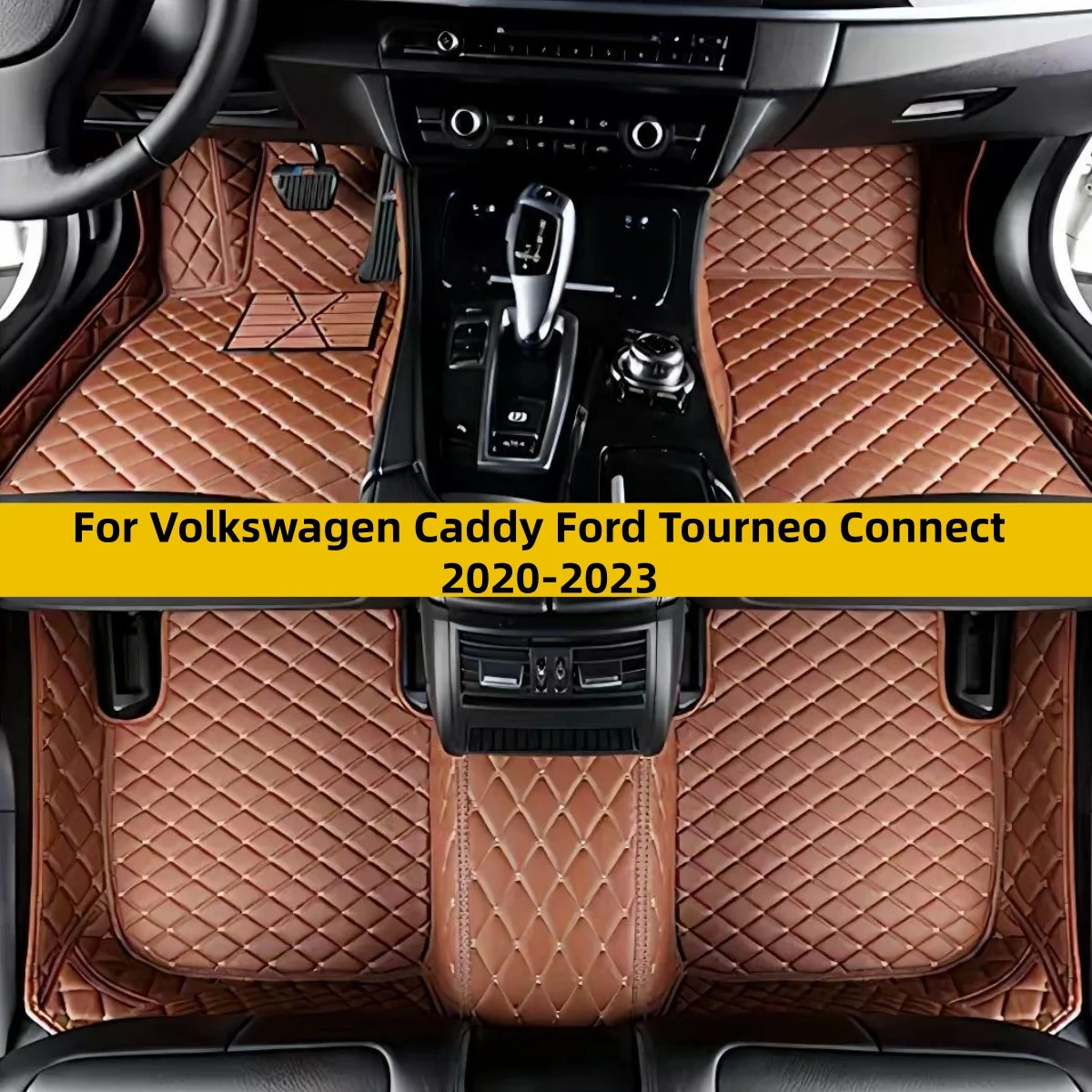 Custom Car Floor Mats Fit For Volkswagen Caddy Ford Tourneo Connect 2020 2021 2022 2023Auto Interior Styling Protect Covers Carp