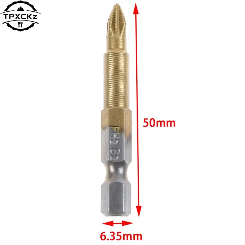 5pcs/set Anti Slip Electric Screwdriver Bits 1/4\