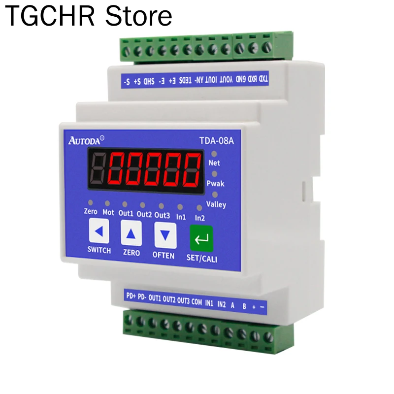 

Guide Rail High-precision Weighing Sensor Transmitter Weight Module 485 Analog Connected to PLC