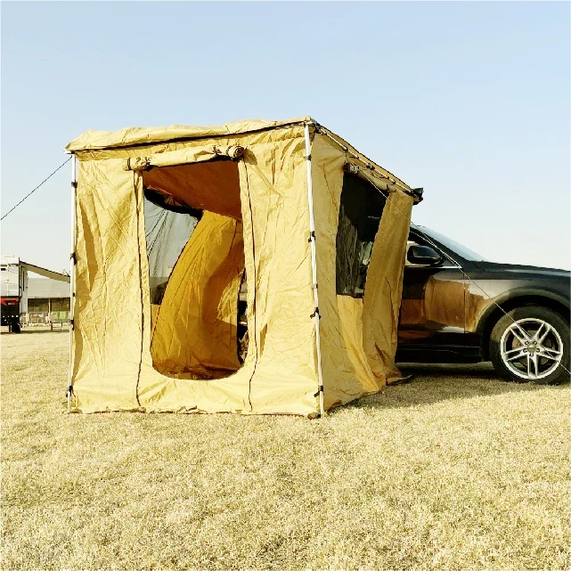 

420D Oxford Side Wall Room Off-Road Truck Camping Extend Shelter Car Sunshade Side Outdoor Awning Tent For Suv