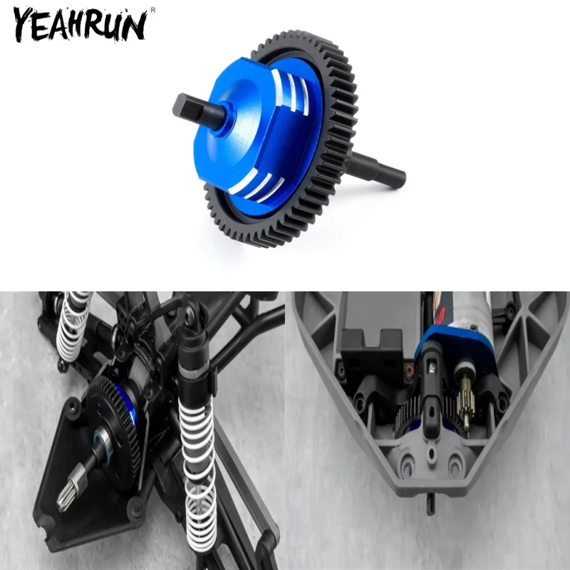 YEAHRUN Metal Center Differential Assembly For 1/10 T-raxxas Slash 4X4 RC Short Course Truck Upgrade Parts