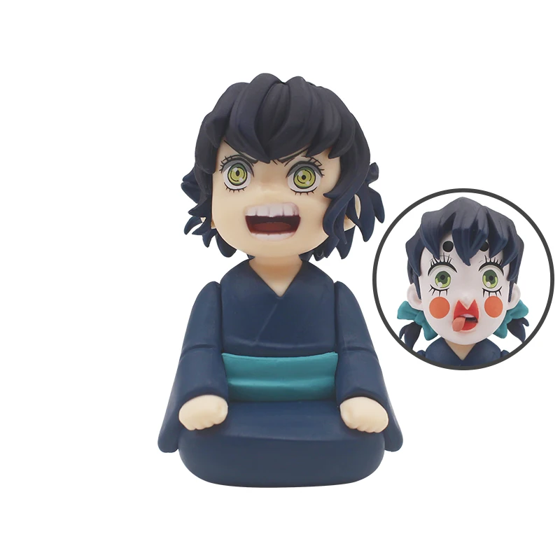 Kamado Tanjiro Agatsuma Zenitsu Hashibira Inosuke Anime Figuur Creatieve Figuur Model Decoratie Ornamenten Speelgoed Verrassing Gift
