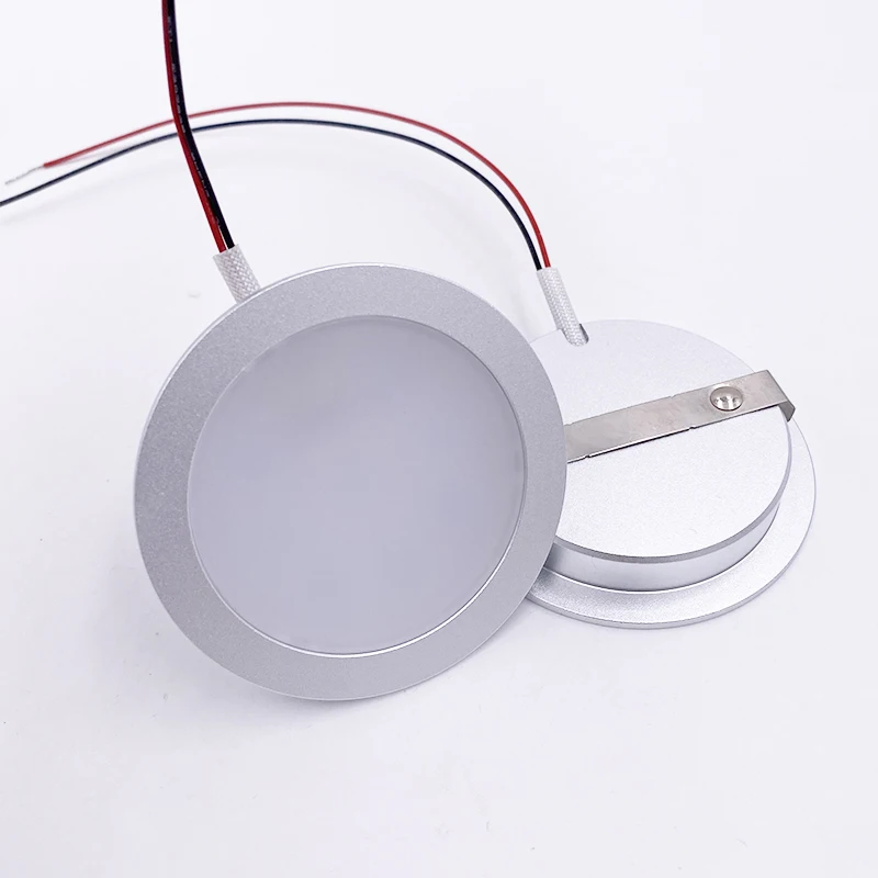Ultra-Slim Mini LED Downlight 3W/5W Dimmable 12V/24V DC for RV Kitchens And Ceilings Recessed Spotlights 3000K 4000K 6000K 90RA