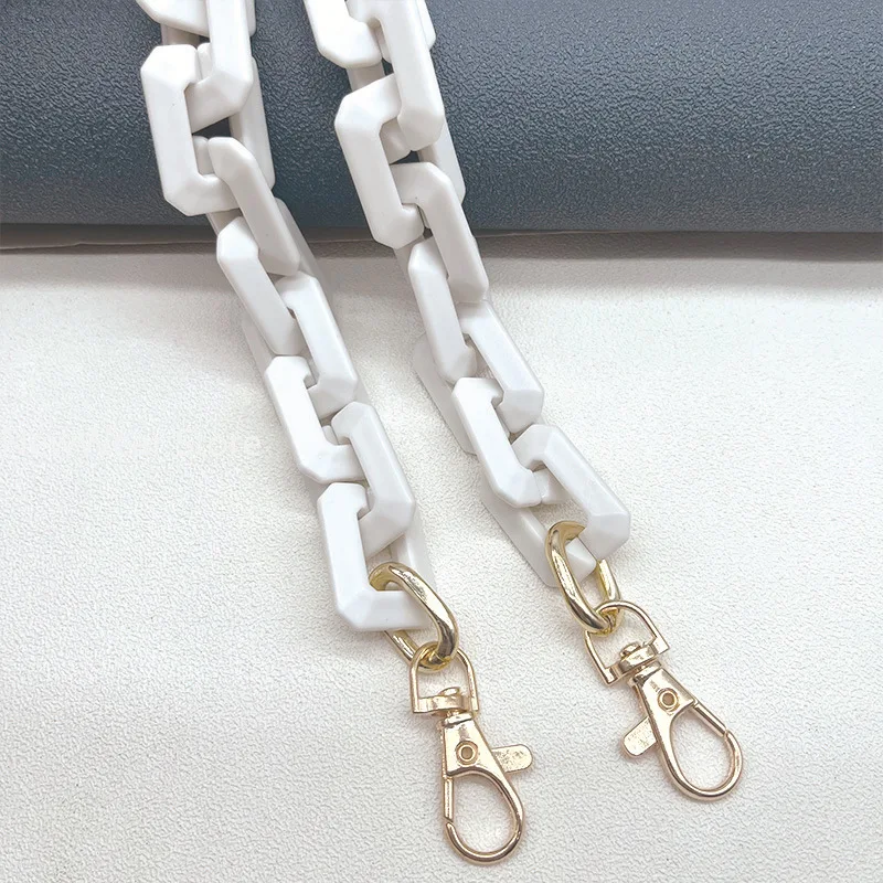 New Fashion Woman Bag Accessory Detachable Replacement Chains Candy Acrylic Luxury Strap Women Eleagnt Shoulder Handle Chain