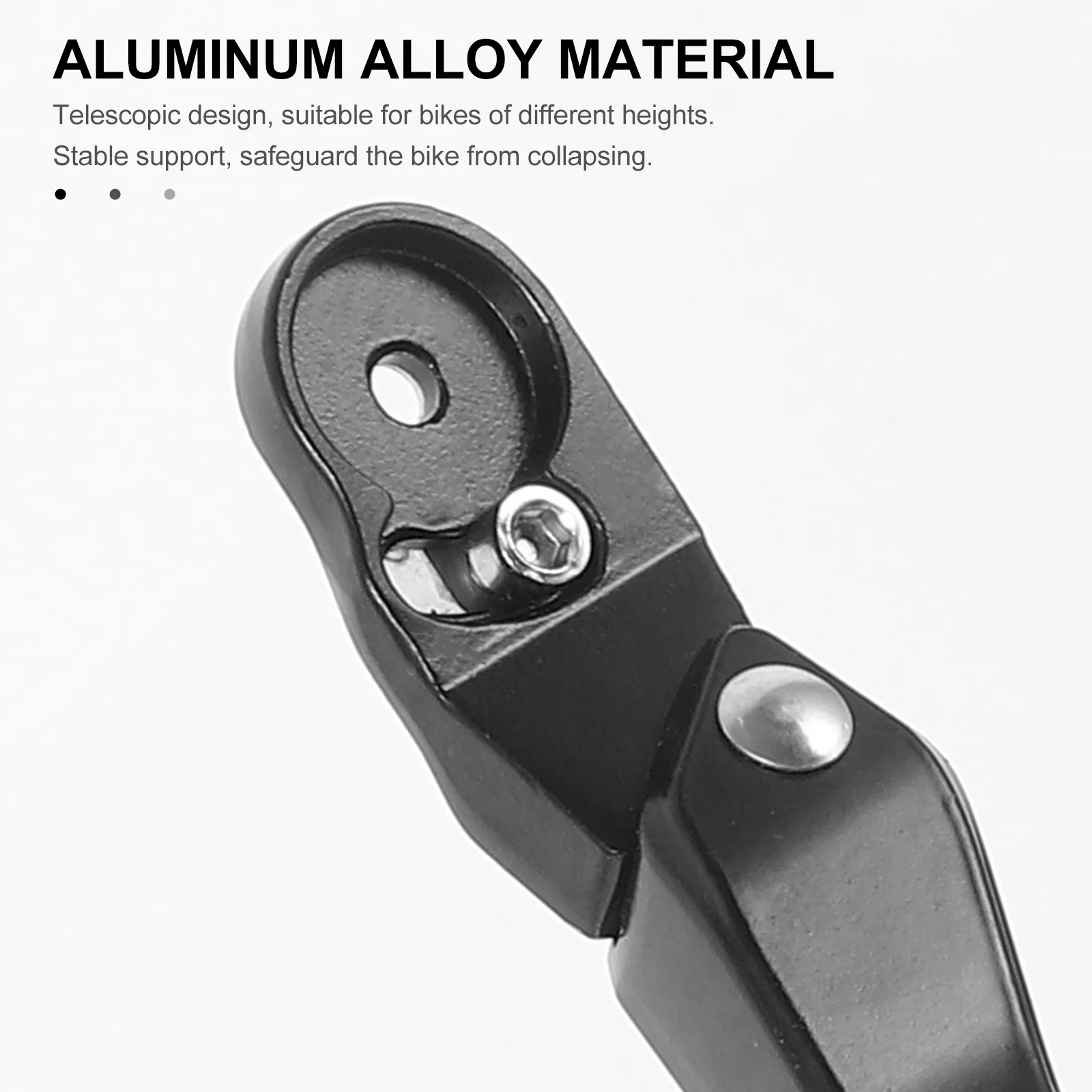 

Lightweight Metal Bike Kickstand Easy Install Bicycle Stand Adjustable Universal Cycling Accessory Bike Kickstand