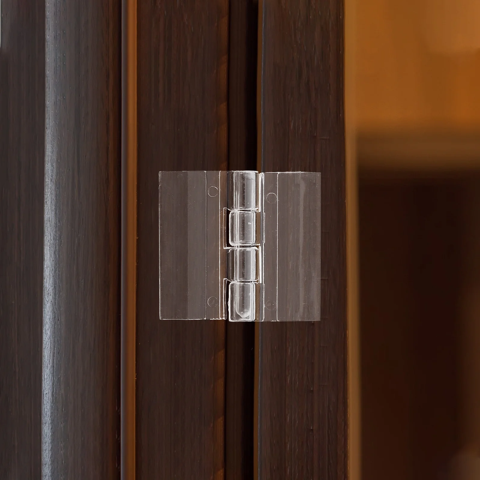 

10Pcs Acrylic Hinges Small Transparent Box Hinge Cabinet Door Drawer Hinge Crafts Fix Hardware Small Hinges for Crafts