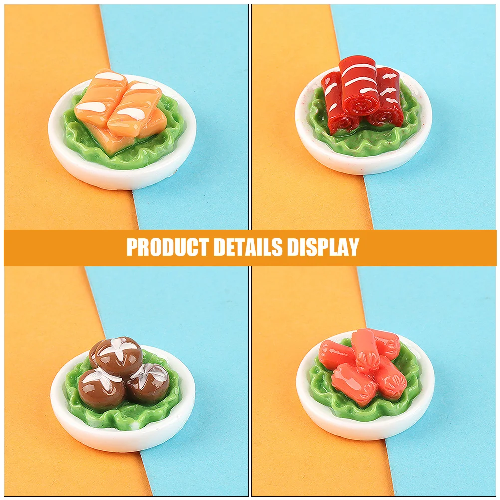 

12Pcs Miniature Vegetable Models Detailed Resin Mini House Kitchen Accessories Decorative Fake Food Prop Photo Props