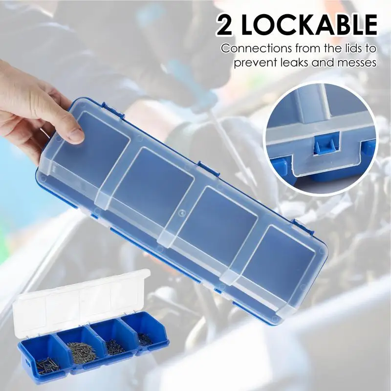 Multi-cell Storage Screw Box Tool Screw Organizer Small Parts Organizer Nail Organizer Parts Case Storage Box Screw Nut/Bolt Box