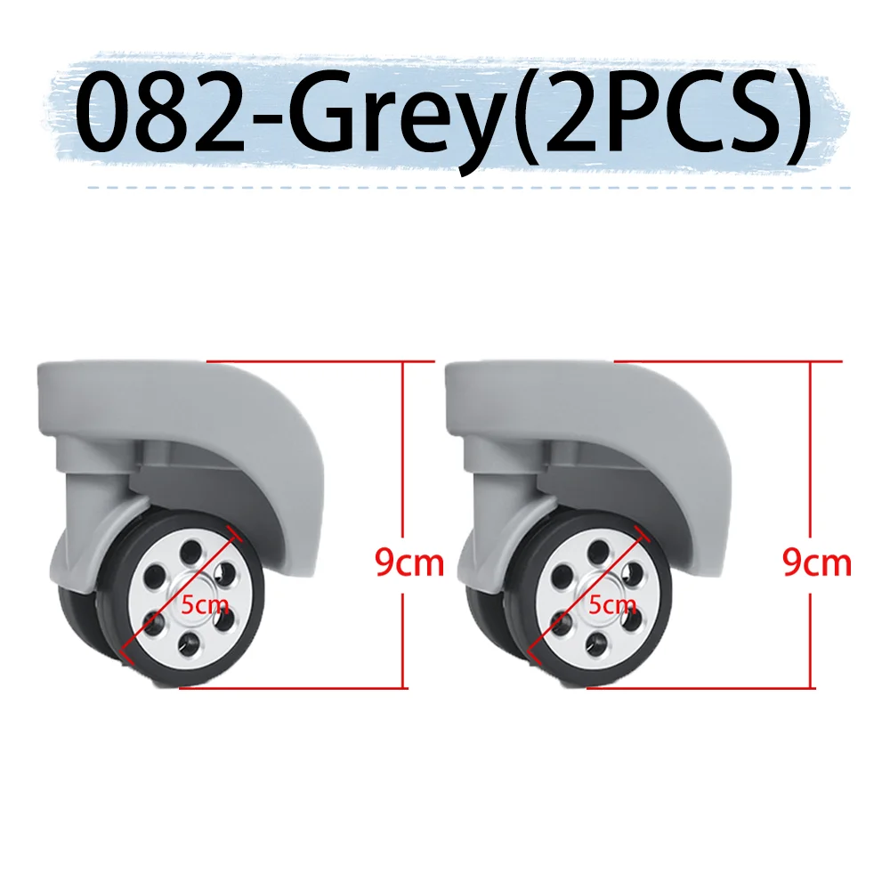 For Rimowa 082 Universal Wheel Replacement Suitcase Smooth Silent Shock Absorbing Wheel Travel Accessories Mute Wheels Casters