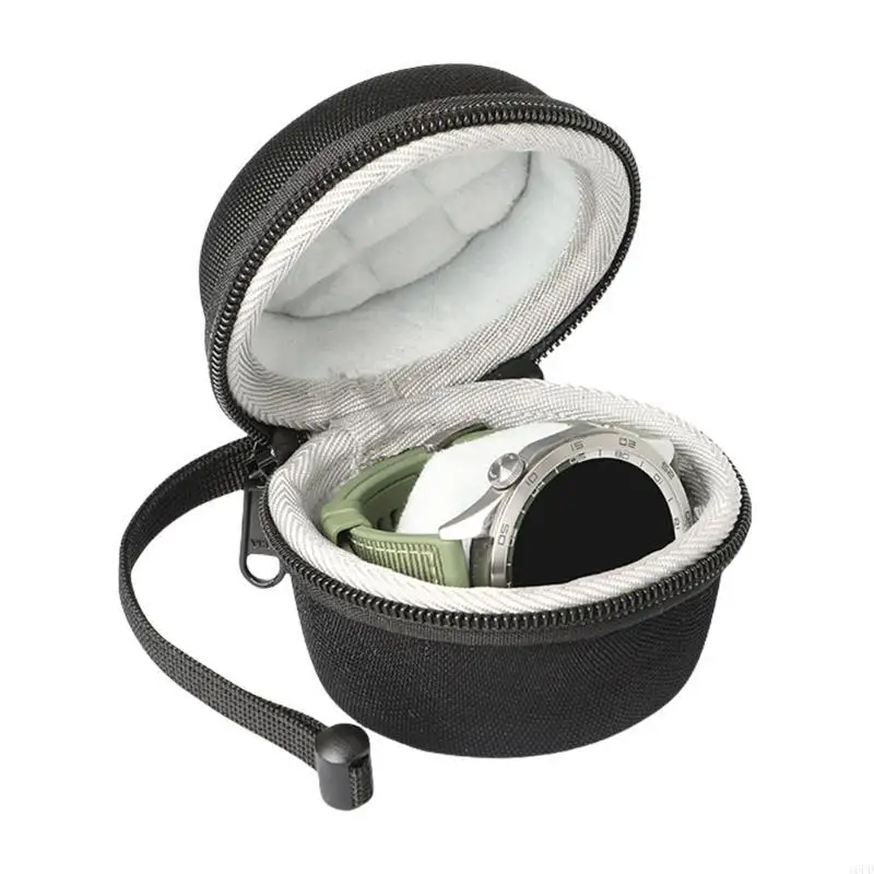 16FD Drop-resistant Travel Watch Carrying Case Storage Box for Wristwatch Soft Interior Watch Container Shockproof Dustproof
