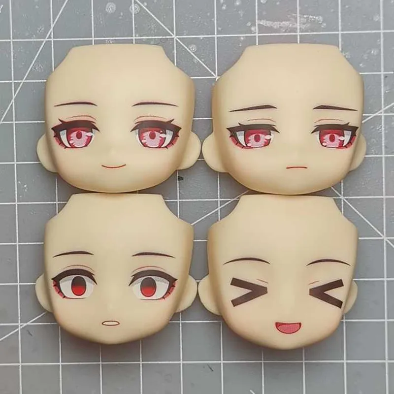 Honkai: Star Rail Jingliu OB11 Face Shell Handmade Water Sticker Finished Faceplate BJD Doll Accessories Game Anime Toy Kids Gif