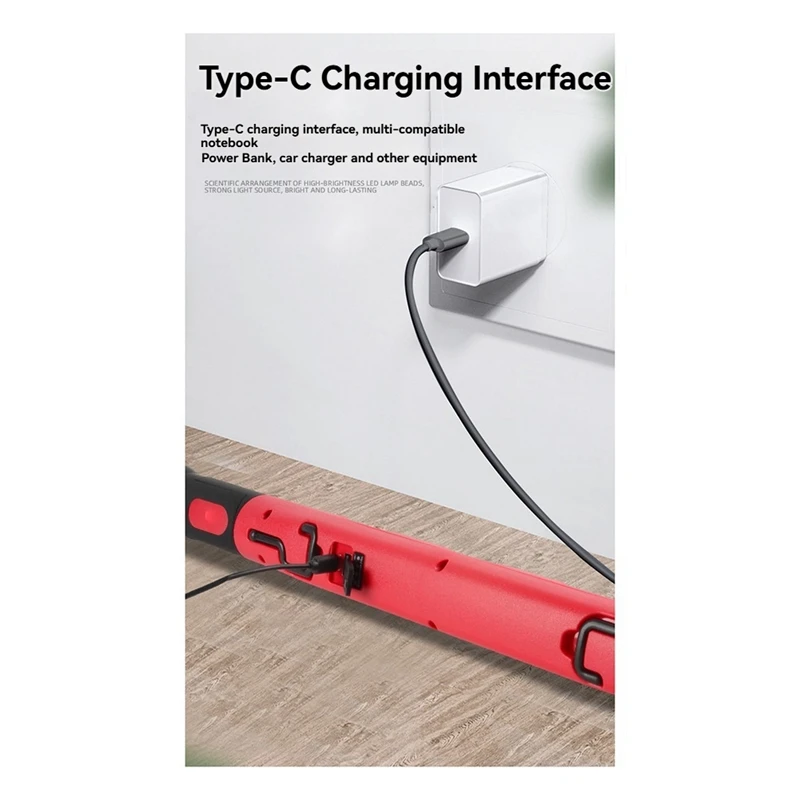 BAAG-Work Light For Mechanic,LED Work Lights,4400Mah Rechargeable Magnetic Light Bar,Automotive Tools Cordless Underhood